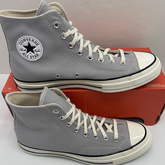 Converse Men’s A08615F CHUCK 70 HI
GREY AREA/EGRET Classic High-Tops Sneakers - Picture 2 of 16